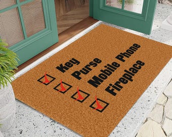 Key, Purse, Mobile Phone,Doormat,Housewarming Gift,Welcome DoorMat,Personalized Custom Doormat,New Home Gift,Wedding Gift,Personalized Gift