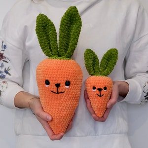 Handmade Crochet Bunny Toy with Carrot