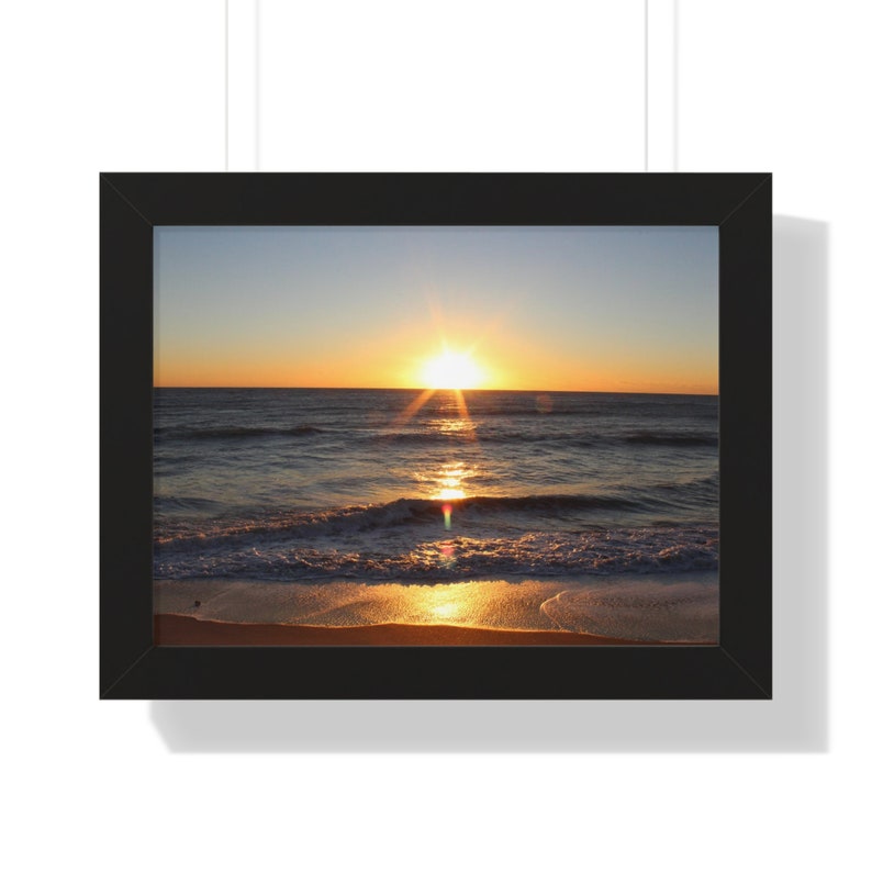 Framed Poster Beach Framed Art Ocean Poster Ocean Art Surf Poster Surf