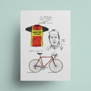Hennie Kuiper, Raleigh Cycling Team - Tour De France Art Print