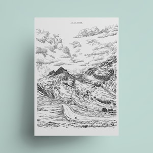 Col Du Glandon - Tour De France Art Print