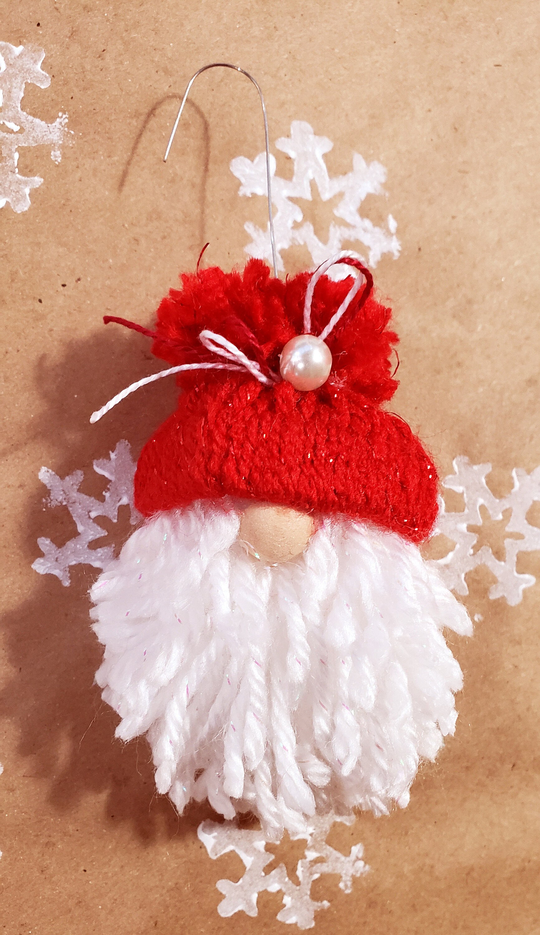 Mealah Elf Knitted Beanie With Pompom - Christmas Santa Hat For Women & Men, Unisex Festive Skull Cap 3 thumbnail image