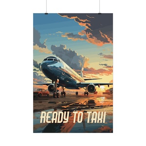 Airport runway print