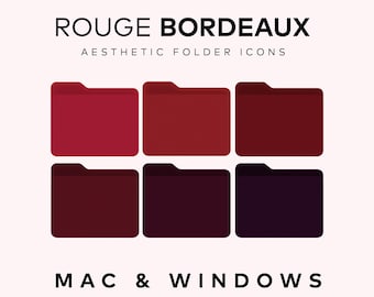 6 leuchtende rot Farben für Mac & Windows (Digitaler Download)