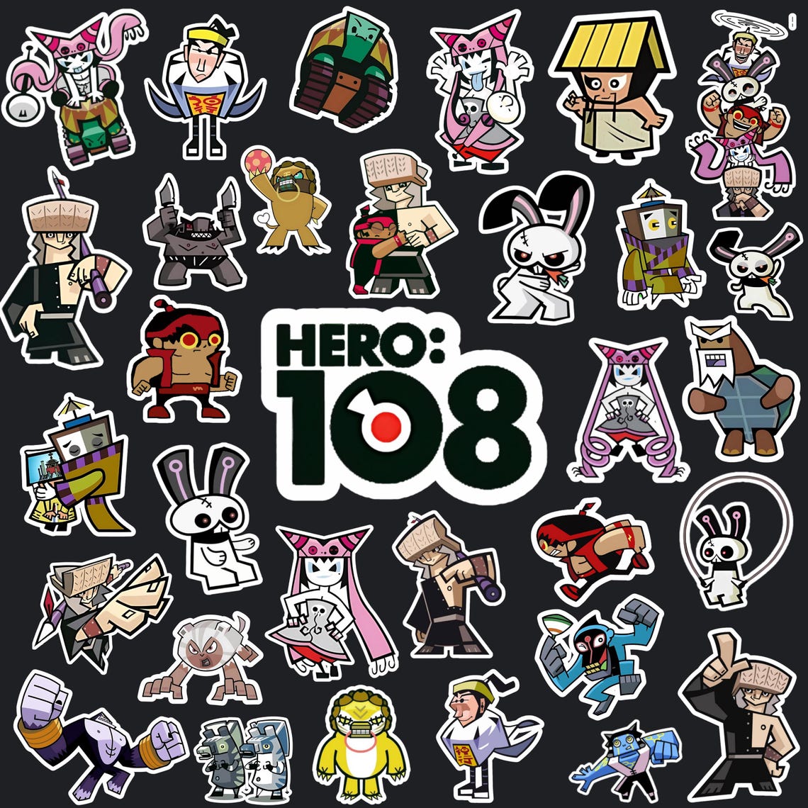 108 Sticker HERO-108 Digital Stickers - Etsy