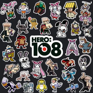 HERO-108 Digitale Aufkleber