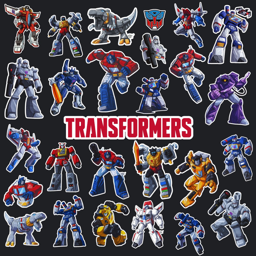 TRANSFORMERS Digital Sticker - Etsy