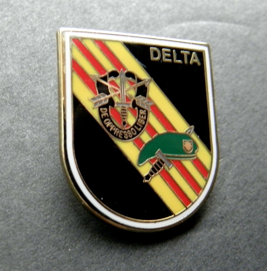 Army Delta Force Flash Special Forces Lapel Pin Badge 7/8 X 1 Etsy