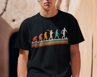 Football Evolution Graphic Tee - Sports Fan Shirt