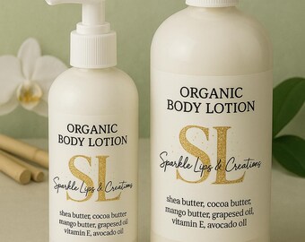 Loción corporal sin colorantes y con aroma orgánico