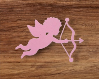 Foam Cupid Cutouts, Valentines Wreath Attachment Embellishment,Laser cut  EVA FOAM applique,Glue-on accent