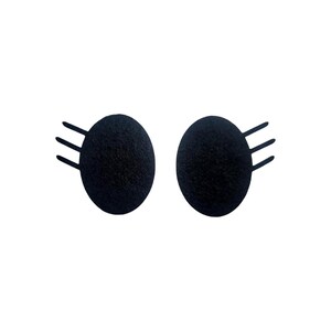 Felt Eyes With Lashes Cutouts, Wreath Attachment Embellishment, Amigurumi Eyes, Glue-on/ sew-on accent
