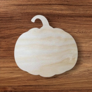 Wood Pumpkin Cutouts, Fall Wreath Attachment Embellishment, Laser Cut Unfinished Sign Blanks