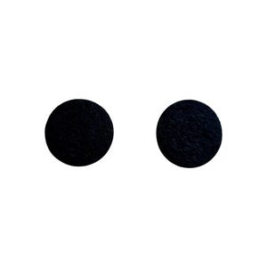 Felt Circle Cutouts, Glue-on or Sew-on Applique, Wreath Attachment Embellishment, Amigurumi Eyes