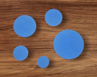 EVA glitter FOAM Circles: Laser Cut Craft Cutouts,Wreath Attachment Embellishment,Round Scrapbook Accent