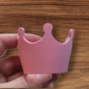 EVA Glitter Foam 3d Crown Cutouts, Wreath Attachment Embellishment, Laser Craft Shapes