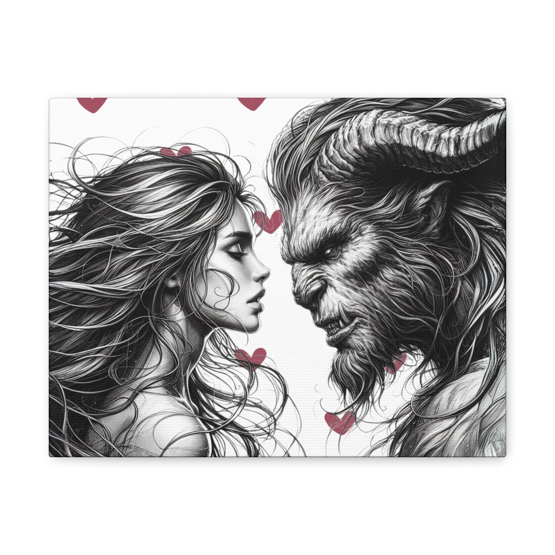 Rebellious Canvas, 17, Love Painting, Couples Romantic Painting, Wall