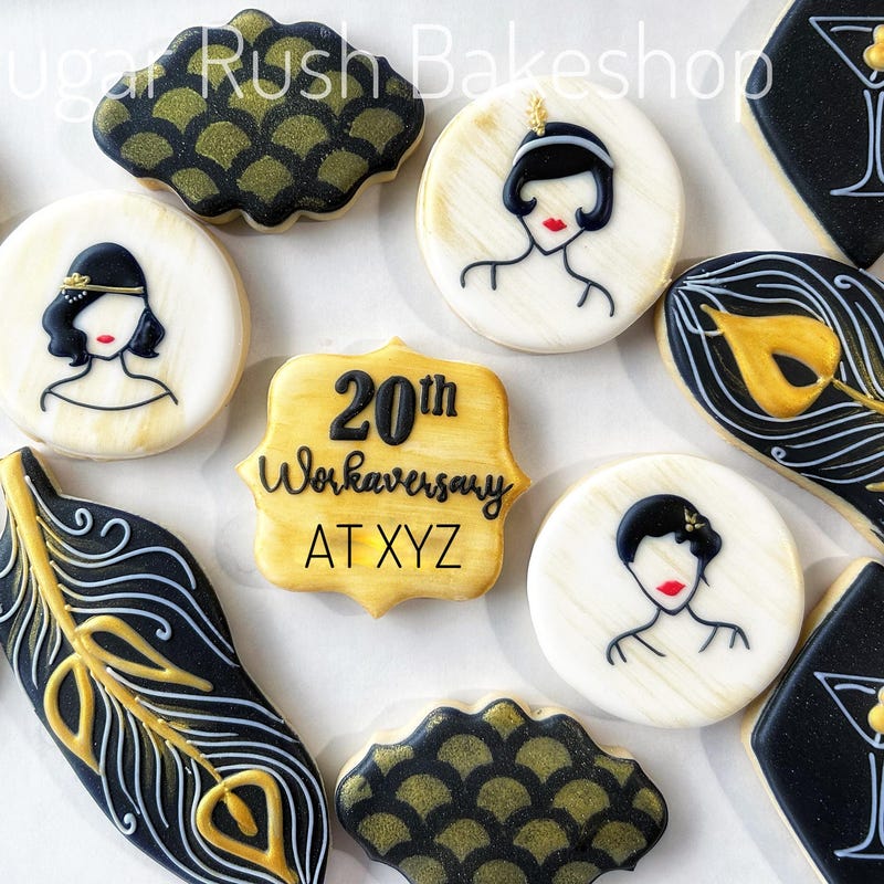 Great Gatsby Cookies - Etsy