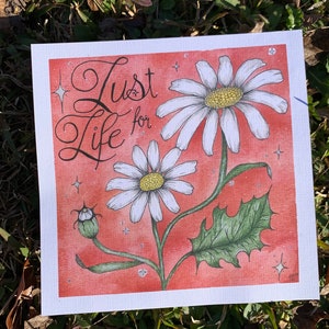Lust for Life Lana Del Rey Watercolor Print