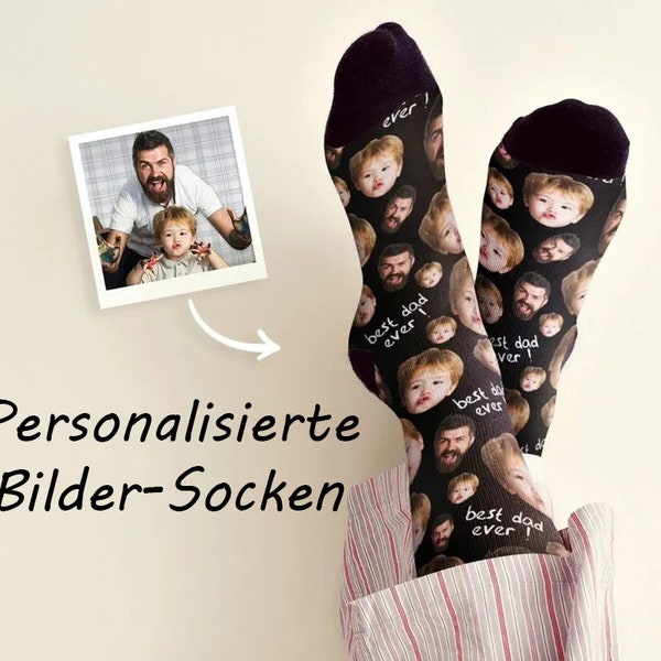 Calcetines personalizados | Calcetines familiares para padre y madre | Lleva tus favoritos contigo a todas partes | Regalo de calcetines estampados para padres.