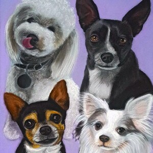 Ritratto personalizzato di un animale domestico da una foto, dipinto fatto a mano di un animale domestico, regalo per la festa del papà, memoriale per la perdita di un animale domestico, regalo per gli amanti dei cani, regalo per la mamma di un gatto, ricordo