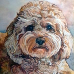 Animale domestico dipinto a mano da foto, dipinto di animali ad acquerello personalizzato, regalo commemorativo di ritratto di animale domestico, regalo di simpatia per animali domestici, regalo per amanti degli animali domestici