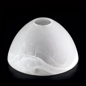 Abat-jour Ø 170 mm verre de lampe verre de lampe pour douille E27 verre albâtre mat image 1