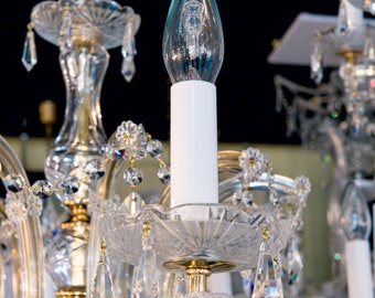 Kerzenhülse 100mm ø26mm glatt Kunststoff Weiß für Kerzenfassung E14 Kronleuchter Lüster Kerzenhülle Fassungshülse Fassung