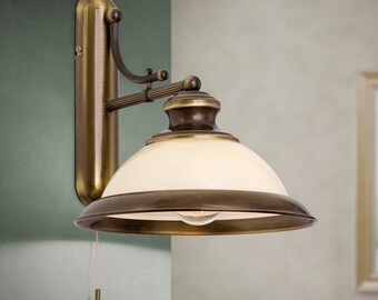 Rustikale Wandleuchte AUSTRIAN OLD LAMP, Wandlampe