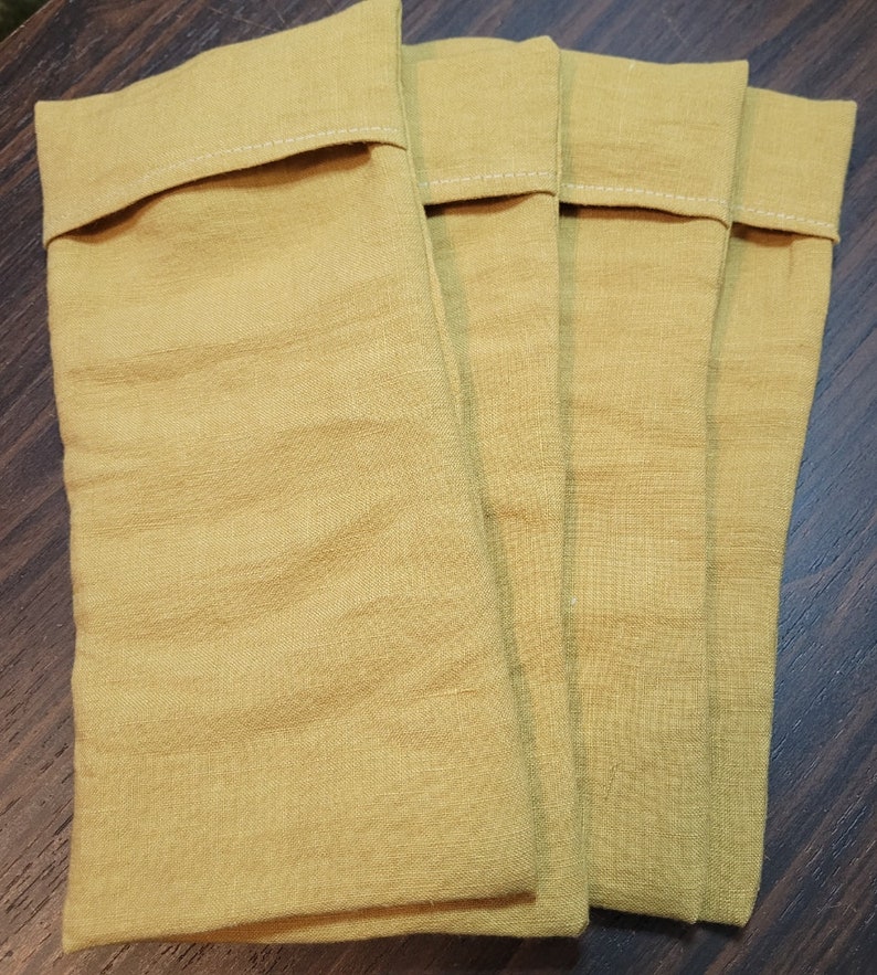 Linen Eye Pillow Cover, Replacement Eye Pillow Cover, Organic Washable