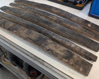 Whiskey Barrel Staves - Charred 5 Pack