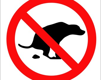 Clean up after your dog - Plastic Yard Sign