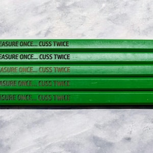 Carpenter Pencil Pack - Messen Sie einmal, Cuss zweimal, Erwachsenen Humor, Knebel Geschenk Bild 6