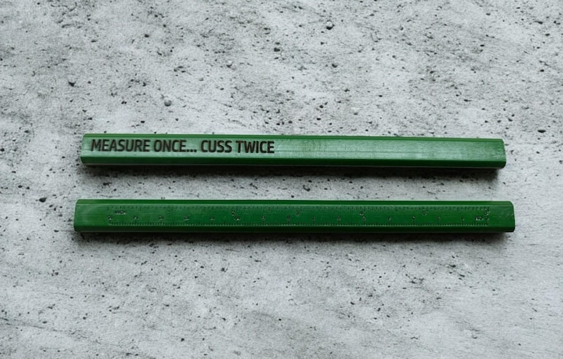 Carpenter Pencil Pack - Messen Sie einmal, Cuss zweimal, Erwachsenen Humor, Knebel Geschenk Bild 5