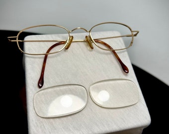 PAIRE DE LUNETTES de vue plaquées or 1950 neuves de stock Marwitz 130 EUR 25,00 - FR