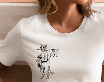 Non piangere. Maglietta per gli amanti del vino e degli amanti del carretto, regalo per amici, partner, famiglia o colleghi, regalo di vino