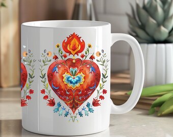 regalo cristiano rosa, tazza grande in ceramica da 15 once