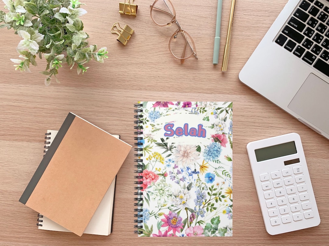 Floral Spiral Notebook Bible Study Notebook Selah Gifts for Christians ...