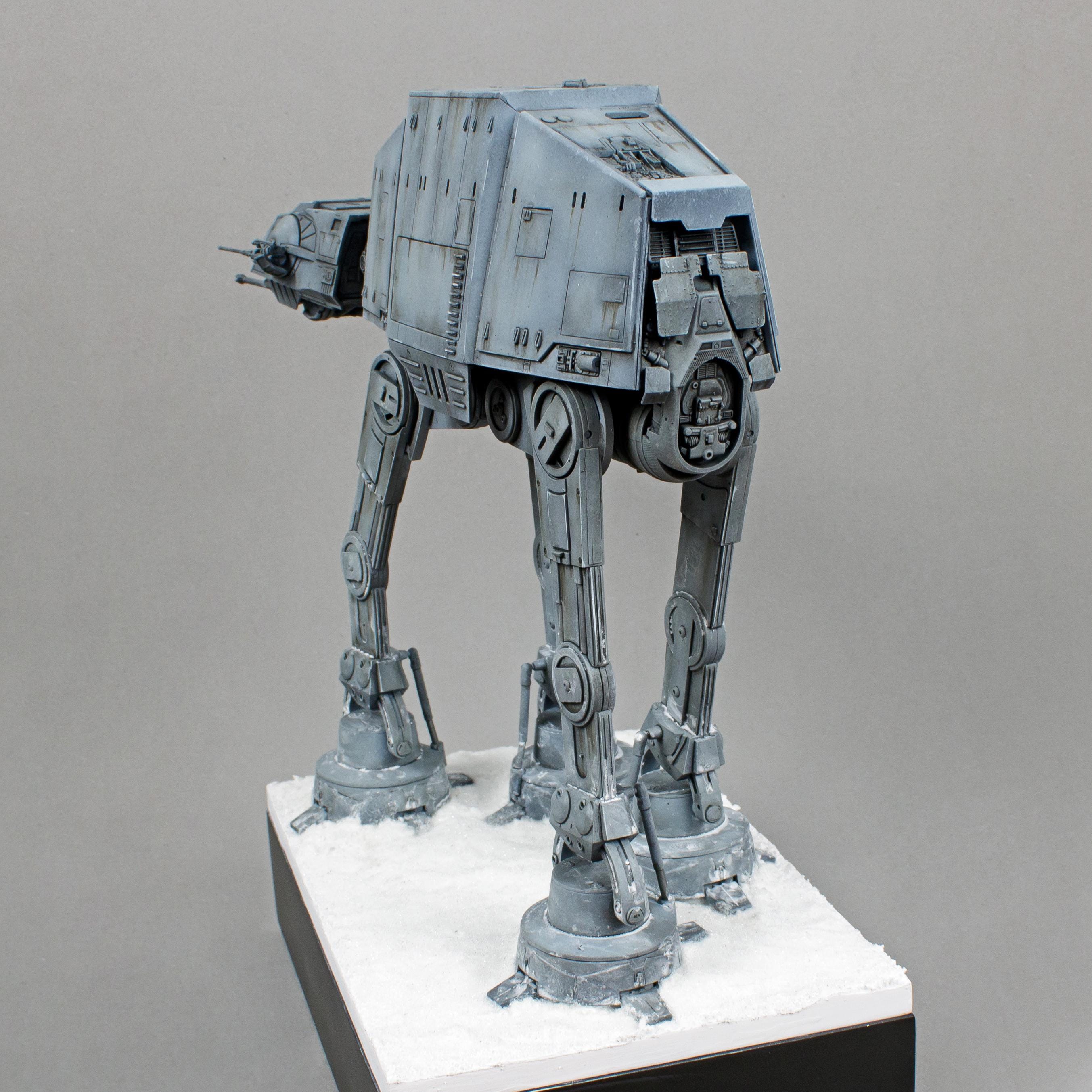1/144 Scale Star Wars Imperial AT-AT - Built and Hand Painted