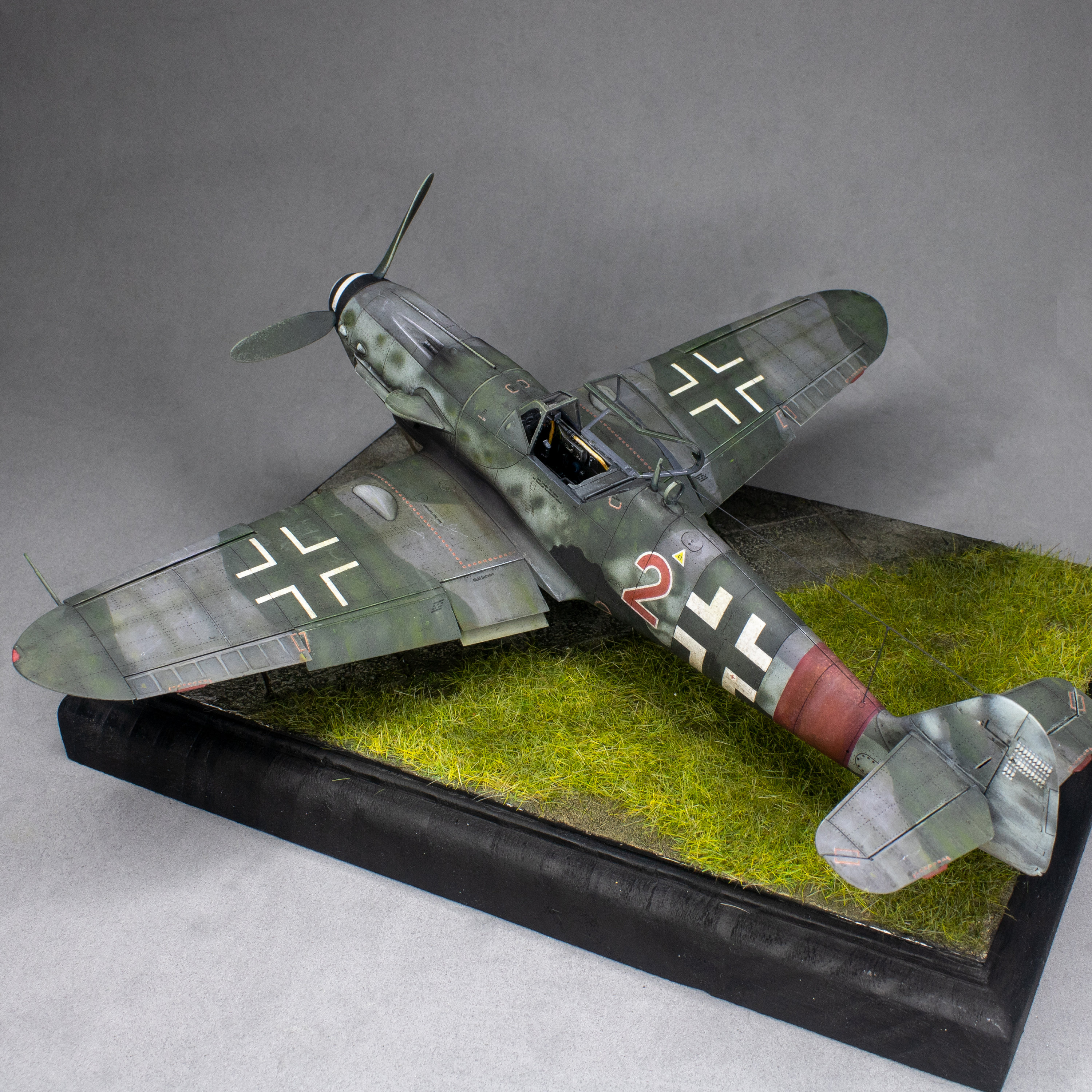 Plastic Model Kit of Messerschmitt Bf 109 G6/AS Aircraft in 1/48 Scale. Hand Built and Painted Eduard Scale Model. Available on Request. - New Zealand