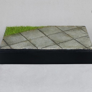 Scenic bases for scale models. Wooden bases with realistic terrain for aircraft. Various sizes. Custom made