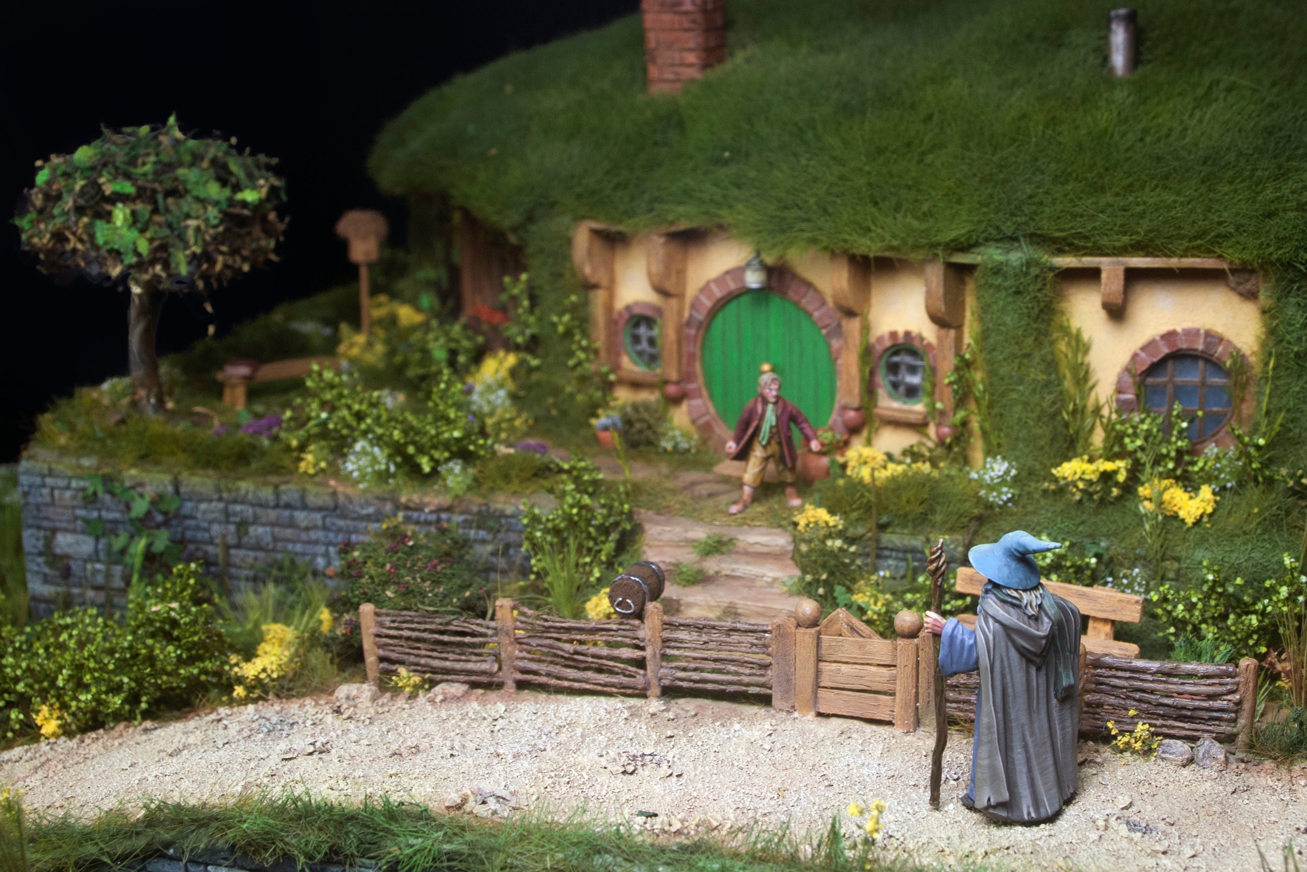 Bag End Diorama From the Hobbit and the Lord of the Rings. Etsy
