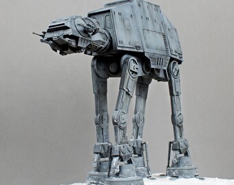 1/144 Scale Star Wars Imperial AT-AT - Built and Hand Painted