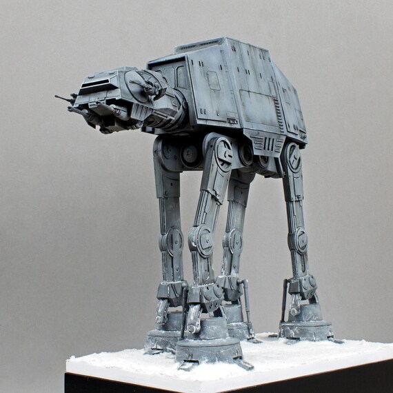 1/144 Scale Star Wars Imperial AT-AT - Built and Hand Painted
