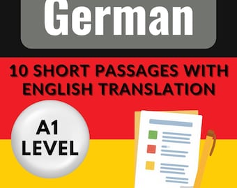 Duits-Engels A1 Korte verhalen voor beginners e-boek: 10 tweetalige leerpassages digitale pdf-download