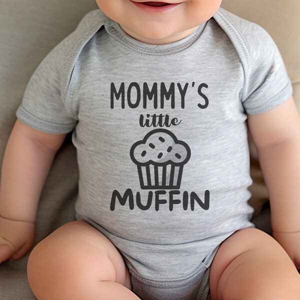 Mommy's Little Muffin Baby Shirt, Little Muffin Baby Shirt, Muffin Baby Bodysuit, Muffin Newborn Shirt, Baby Shower Gift, Baking Bodysuit