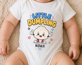 Gepersonaliseerde babyromper kleine knoedel, outfit babyshower, grappig cadeau