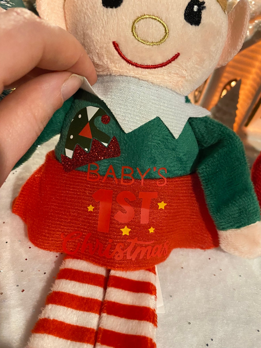 Babies First Christmas Elves Boy and Girl Etsy