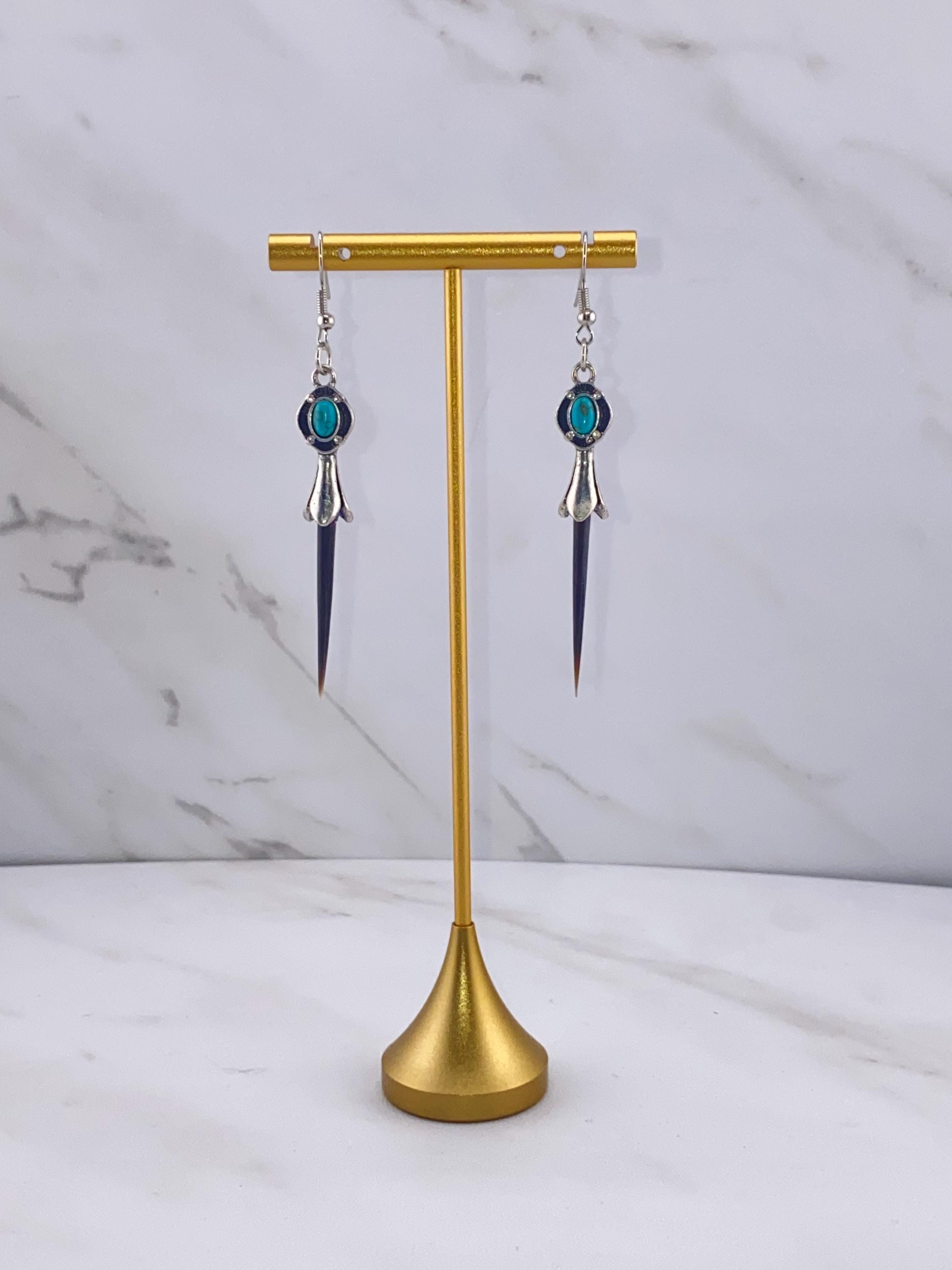 African Porcupine Quill Earrings