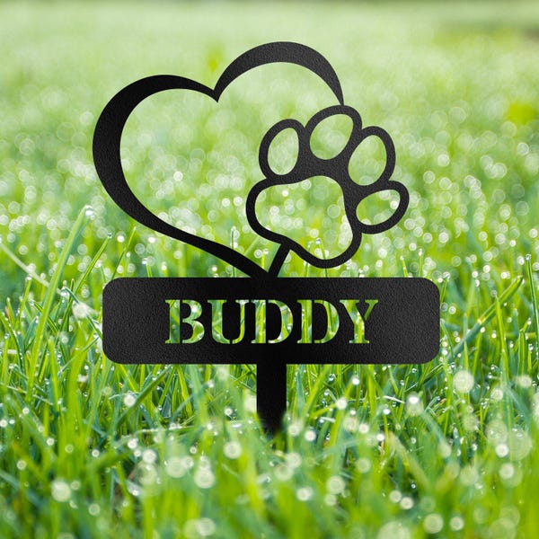 Rock and Metal Lawn Decor - Etsy